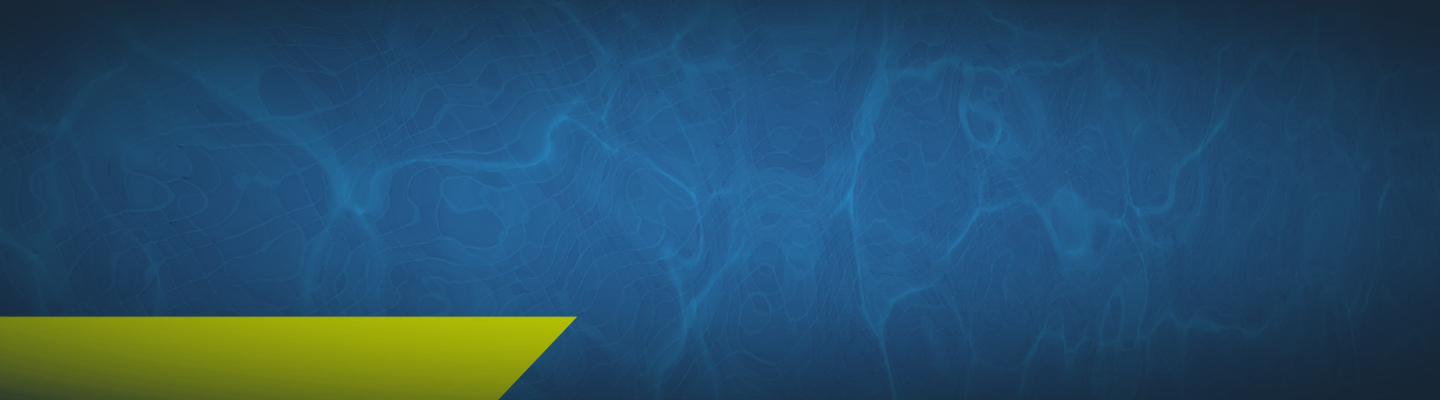 water background with a green slash in the bottom left.