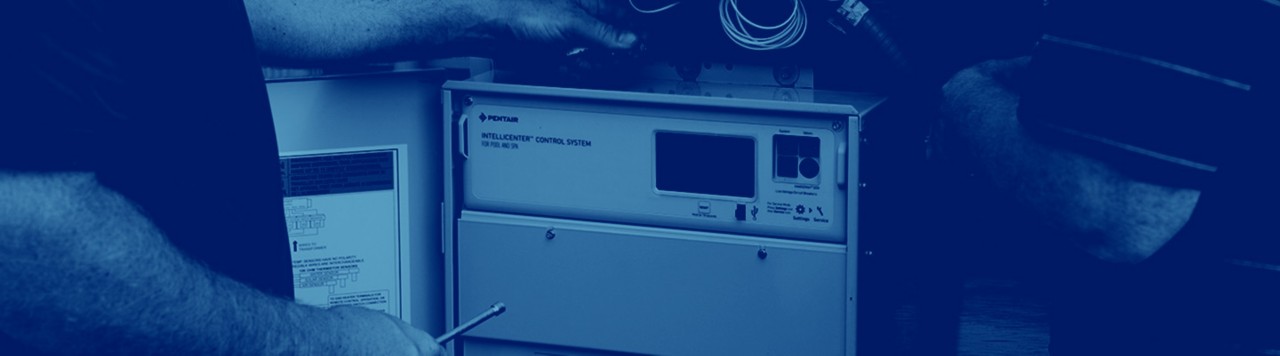 Water with Pentair Pool University Logo