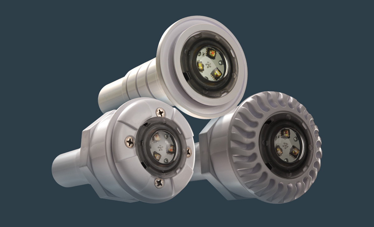 3 GloBrite LEDs stacked.  